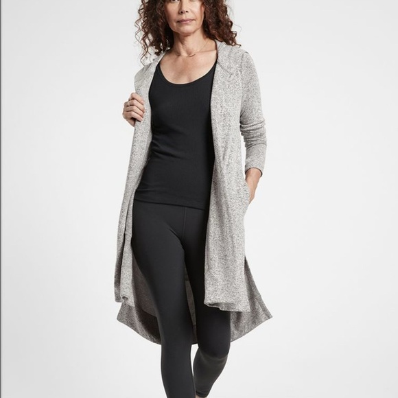 Athleta Sweaters - Athleta Gray Women's Open Front Cardigan Sweater